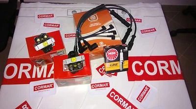 KIT ACCENSIONE BOBINE CANDELE CAVI FIAT PUNTO 1.1 1.2 1100 1200 BENZINA 55 60 75 - Immagine 1 di 4