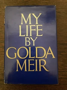 My Life by Golda Meir - 1st First American Edition 1975 Hardcover Dust Jacket - Foto 1 di 15
