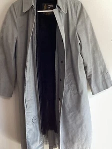 VINTAGE BEAUTIFUL LONDON FOG WOMENS TRENCH COAT ZIP IN ALPACA INSERT SIZE 12 - Picture 1 of 9