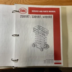 MEC 2591RT 3391 4191RT Scherenhebebühne Service- & Teilehandbuch + Bedienerwartung - Bild 1 von 11