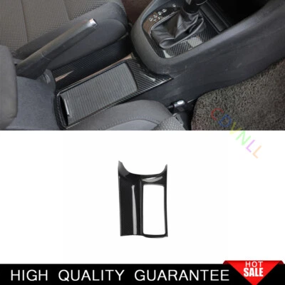 Para Volkswagen Golf MK6 2010-2013 Consola de fibra de carbono Caja de almacenamiento Marco Borde 1* Foto 1 de 4