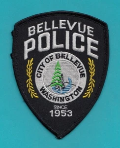 P13 OLD BELLEVUE POLICE STATE TROOPER HIGHWAY PATROL DPS SWAT SHERIFF PATCH FBI - Picture 1 of 1