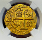 1715 FLEET SHIPWRECK 1711 8 ESCUDOS NGC 63 PIRATE GOLD COINS TREASURE COB