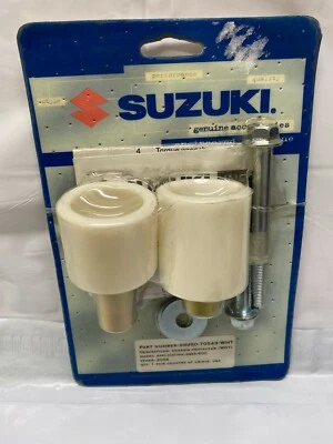 Protector de chasis blanco Suzuki 99950-70543 GSX-R 600 2004-2005, 1 par - nuevo Foto 1 de 2
