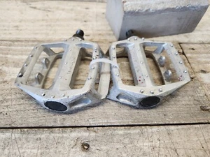 1995 Wellgo Platform Pedals Old Mid School BMX MTB 1/2" Mongoose Expert - Picture 1 of 9