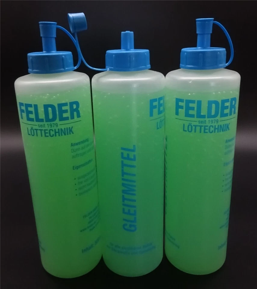 FELDER LÖTTECHNIK 3x 0,5Kg Gleitmittel KG HT Rohr Rohrgleitmittel Rohrfett Schmiermittel Gleitfett