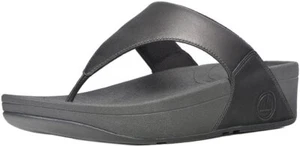 FitFlop I88001-055 LULU Leather Toepost Black US07.5 Sz_7.5_Black - Picture 1 of 1