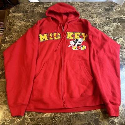 Disney Mickey Mouse Cremallera Completa Sudadera con Capucha Chaqueta Para Mujer Talla XXL 2XL HTF COOL Foto 1 de 4