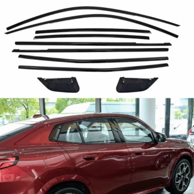 Acessórios de acabamento de tampa de tira de janela de carro titânio preto para BMW x2 F39 2024-2025 - Imagem 1 de 4