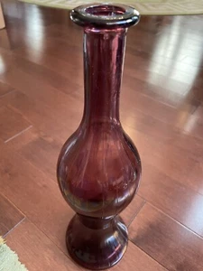 Empoli Genie Bottle Amethyst Vintage MCM, No Top - Picture 1 of 8