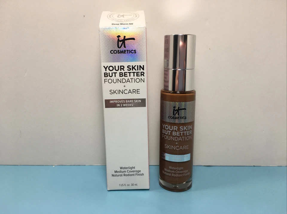 IT COSMETICS - YOUR SKIN BUT BETTER FOUNDATION + SKINCARE - DEEP WARM 60 - 1 OZ - Image 1 of 1
