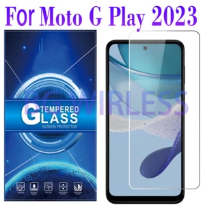 For Motorola Moto G Play (2023) 9H Tempered Glass Screen Protector,Case Friendly - Picture 1 of 10