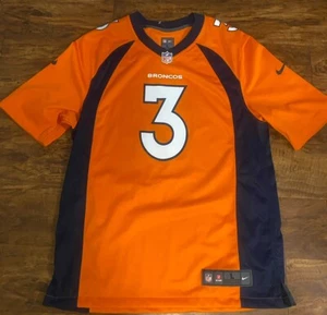NIKE NFL Denver Broncos Jersey 3 Wilson in Orange Size Large - Picture 1 of 23