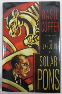 SIGNED x2 1st ED "The Exploits of Solar Pons" Basil Copper 1993 Hardback DJ - Picture 1 of 5