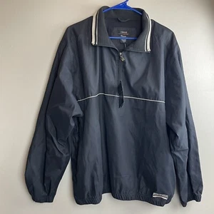 IZOD XFG Herren Windbreaker Large Übergangsjacke schwarz RN 36543 1/3 Zip V-15 - Bild 1 von 13