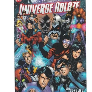 Titans/Legion of Super-Heroes : Universe Ablaze #4 Comic 2000 DC - Photo 1/2