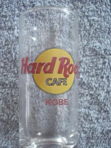 SELTENES HARD ROCK CAFE 4" GROSSES SCHNAPSGLAS - KOBE JAPAN - Bild 1 von 2