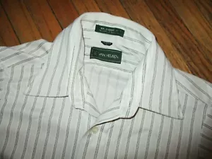 De colección Años 70 AÑOS 80 VAN HEUSEN CAMISA POLIÉSTER Disco ESPLENDOR TEJIDO Mangas Cortas a Rayas S - Imagen 1 de 4