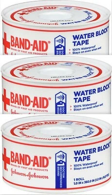 Johnson & Johnson Band Aid Water Block Tape ( 3 pack ) - Image 1 of 3