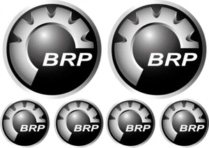 6 STICKERS LOGO BOMBARDIER SEADOO JETSKI QUAD KART STICKER DECALS - Picture 1 of 1
