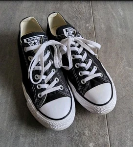 1 Paar Converse Sneaker, all star chucks, low, schwarz in 41,5 (UK 8) TOP - Bild 1 von 7
