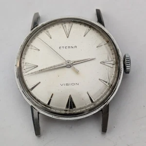 Vintage 1950s Eterna Vision Vintage Watch. Balance Swings. SPARES/REPAIRS - Picture 1 of 6