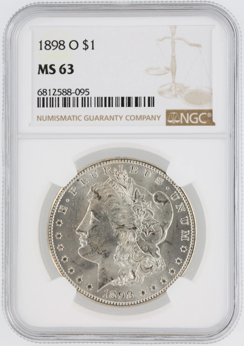 MS 63 Graded 1898 Year Morgan US Dollars (1878-1921) for sale | eBay