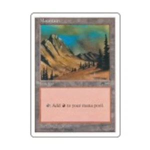 WOTC MtG Anthologies Mountain #1 (C) EX - Picture 1 of 1