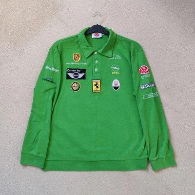 AVD Oldtimer Nürburgring 2006 Grand Prix Mens Size Large Ferrari Polo L/S Shirt - Image 1 of 4