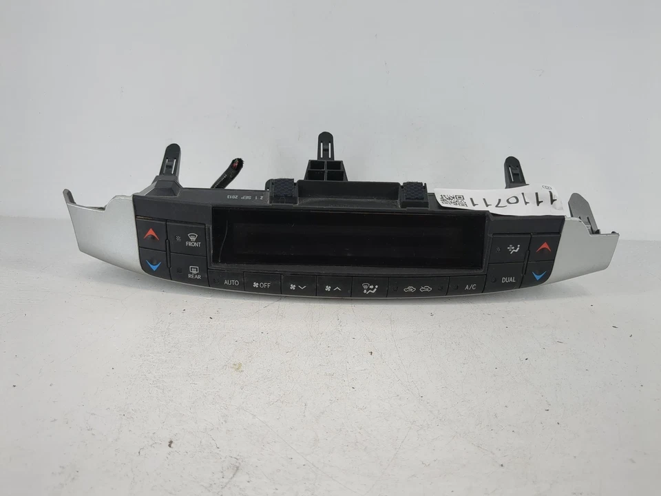 2011-2013 Lexus Ct200h Ac Heater Climate Control 55900-76060 WPZRB - Image 1 of 4