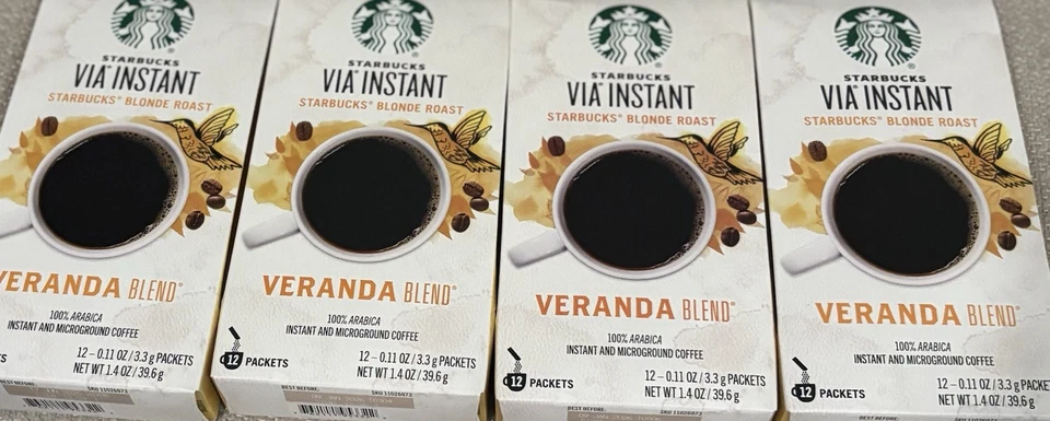 48 Packets of Starbucks Via Instant Coffee Blonde/Veranda Blend - Special Deal! - Image 1 of 1