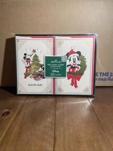 NEW Hallmark Disney Mickey Mouse 35 Count Holiday Christmas Cards Assortment - Picture 1 of 5