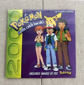 Calendario de 18 meses Pokémon 2000 precintado - Imagen 1 de 4