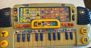 VTech Little Smart Super Sound Works Vintage Musical Keyboard GETESTET & FUNKTIONIERT - Bild 1 von 12