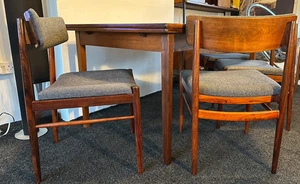Danish Rosewood Dining Table & 4 Chairs Vintage Retro Mid Century FREEDelivery🚚 - Picture 1 of 24