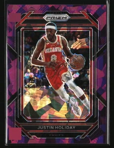 Justin Holiday 2022 Panini Prizm lila Eis #151/149 Atlanta Falken - Bild 1 von 2