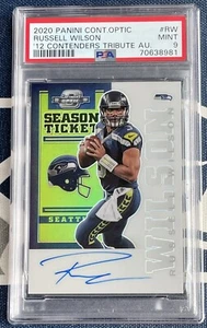 🔥2020 Optic Russell Wilson 2012 Contenders Tribute AUTO Autograph PSA 9 #/25🔥 - Picture 1 of 2