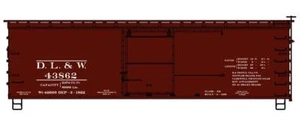 Accurail 1413 HO Scale DL&W 36' Double Sheath Wood Boxcar, Steel End 43862 - Picture 1 of 1