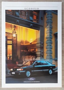 Ford Scorpio Range Brochure 1988 - CL GL Ghia 4x4 - Picture 1 of 9