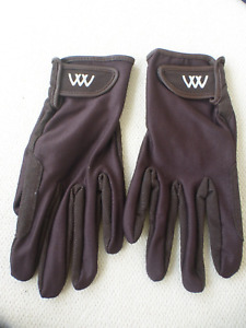 Woof Wear Brown CONNECT RIDING GLOVE Superb Grip & Connection Size 8