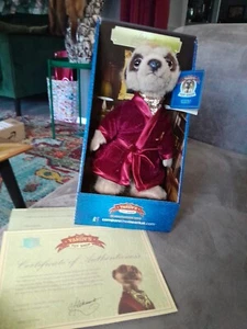 BNIB Aleksandr Limited Edition Meerkat With Certificate , Letter And Tag - Picture 1 of 4