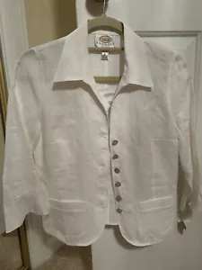 talbots linen jacket women - Picture 1 of 5