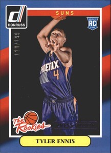 2014-15 (SUNS) Donruss The Rookies Press Proofs Purple #23 Tyler Ennis