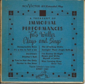Fats Waller - "Fats Waller Plays And Sings" - Picture 1 of 1