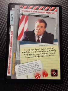 USPC The X-Files CCG - Premiere - RARE Bluff Card #90 SECTION CHIEF JOE MCGRATH - Picture 1 of 1