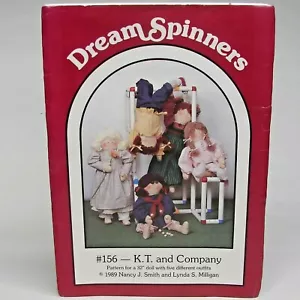 Dream Spinners #156 32" Doll 5 Outfits Sewing Pattern UNCUT FF Nancy J Smith - Picture 1 of 5