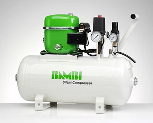 Bambi BB24D Compressore - Aria silenziosa - Gamma economica (24 litri, 1 HP) - Foto 1 di 1