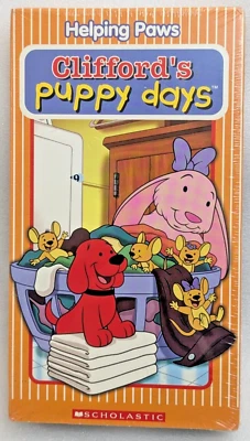 Cliffords Puppy Days Helping Paws (VHS, 2004) NEW - Image 1 of 4