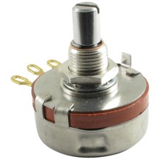 PEC Slotted Solid Shaft 2 Watt Potentiometer 100K Log/Audio