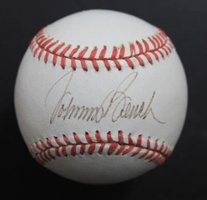 Johnny Bench Cincinnati Reds HOF Autographed Signed Rawlings Baseball JSA COA - Picture 1 of 6
